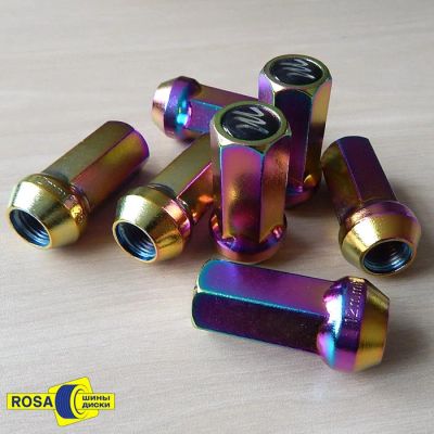 Лот: 4777430. Фото: 1. Облегчённые стальные гайки М59... Другое (шины, диски)