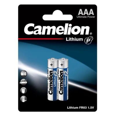 Лот: 24504712. Фото: 1. Батарейки Camelion Lithium ААА... Батарейки, аккумуляторы, элементы питания