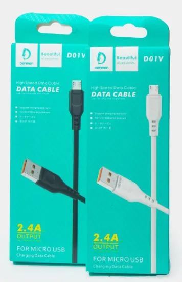Лот: 19673420. Фото: 1. USB кабель MicroUSB Denmen D01V... Дата-кабели, переходники