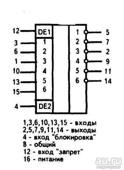 Лот: 9468201. Фото: 1. Микросхема К561ЛН1. Микросхемы