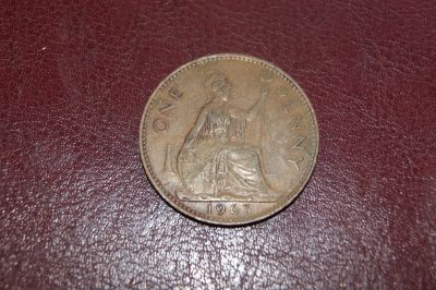 Лот: 24578016. Фото: 1. Великобритания 1 пенни 1963 г. Великобритания и острова