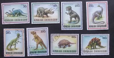 Лот: 17451144. Фото: 1. Полная серия из 8 марок ЦАР 1988... Марки