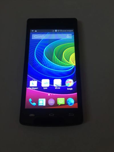 Лот: 11217344. Фото: 1. Micromax D320 черный. Смартфоны