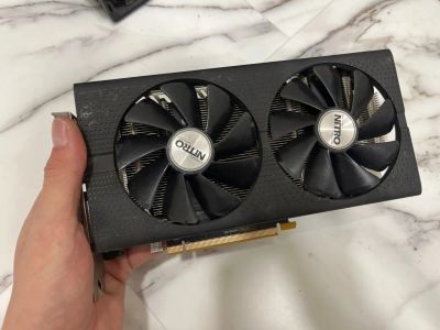Лот: 20022635. Фото: 1. Видеокарта Sapphire Nitro RX 480... Видеокарты