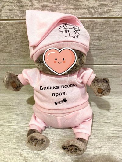 Лот: 19664667. Фото: 1. Одежда для кота Басика пижама. Другое (игрушки)