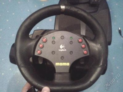Лот: 1196455. Фото: 1. LOGITECH MOMO RACING. Рули, джойстики