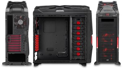 Лот: 7763633. Фото: 1. Корпус Aerocool StrikeX + блок... Корпуса, блоки питания