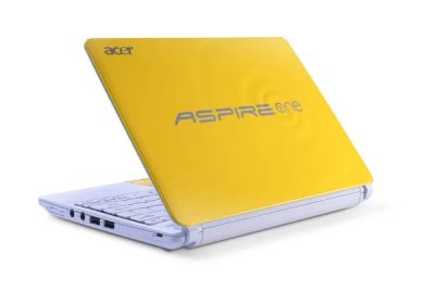 Лот: 5064043. Фото: 1. Нетбук Acer Aspire one happy yellow. Ноутбуки