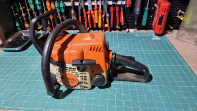 Лот: 17473729. Фото: 1. Бензопила stihl Ms 180 оригинал... Бензо-, мотоинструмент