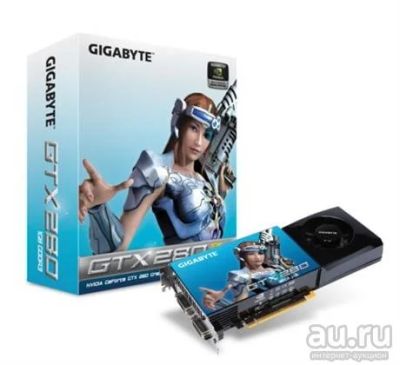 Лот: 10106125. Фото: 1. Gigabyte GeForce GTX 280. Видеокарты