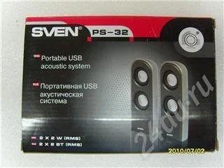 Лот: 415643. Фото: 1. USB Колонки Sven PS-32. Пассивные акустические системы