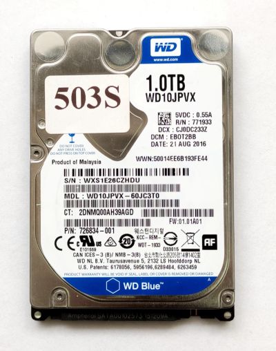 Лот: 18610421. Фото: 1. Жесткий диск SATA-III 2,5 Western... Жёсткие диски (HDD)