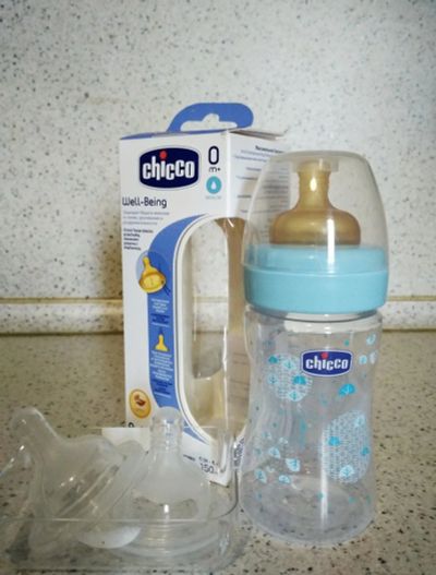 Лот: 14818443. Фото: 1. Бутылочка для кормления Chicco... Всё для кормления