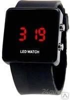 Лот: 1322985. Фото: 1. Часы светодиодные LED WATCH чёрные... Оригинальные наручные часы