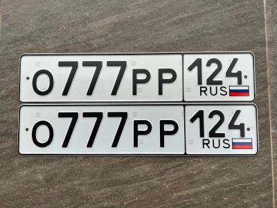 Лот: 19432928. Фото: 1. Продам гос.номер О 777 РР 124. Госномера