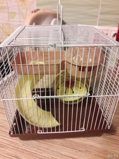 Лот: 9398313. Фото: 1. Клетка для грызуна ( использовалась... Домики, переноски, клетки, когтеточки