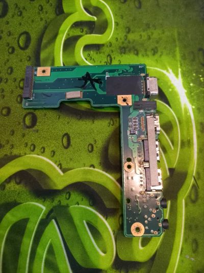 Лот: 18383684. Фото: 1. Б\У плата с разъемами USB, HDMI... Платы расширения, контроллеры, доп. порты