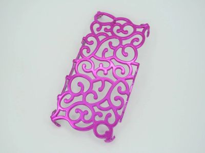 Лот: 4139369. Фото: 1. Чехол для iPhone 5 "Узоры" розовый. Чехлы, бамперы