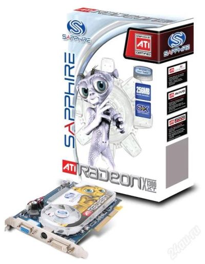 Лот: 2970152. Фото: 1. Sapphire Radeon X1300 XT 500Mhz... Видеокарты