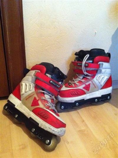 Лот: 1770413. Фото: 1. Продаются ролики RollerBLade A3... Роликовые коньки, скейтборды, самокаты