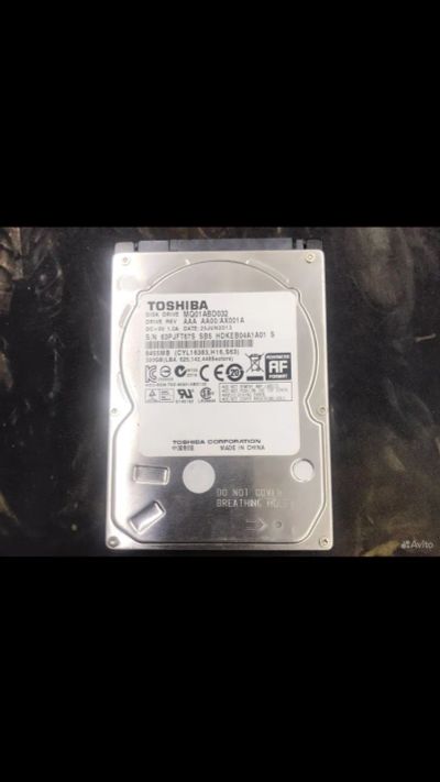 Лот: 20362424. Фото: 1. Hdd Toshiba 320gb 2.5’. Жёсткие диски (HDD)
