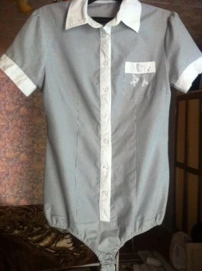 Лот: 4426769. Фото: 1. Продам рубашку-боди. Блузы, рубашки, водолазки