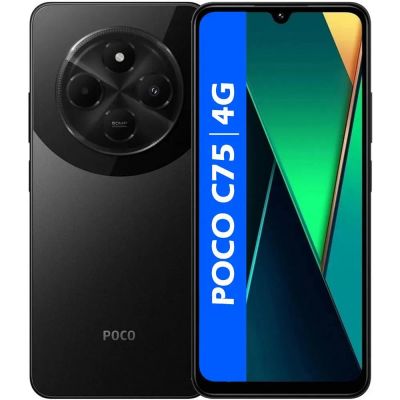 Лот: 24947423. Фото: 1. Смартфон POCO C75 8Гб 256Гб Черный... Смартфоны