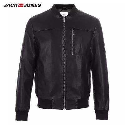 Лот: 15783003. Фото: 1. Кожаная куртка Jack&Jones (новая... Верхняя одежда