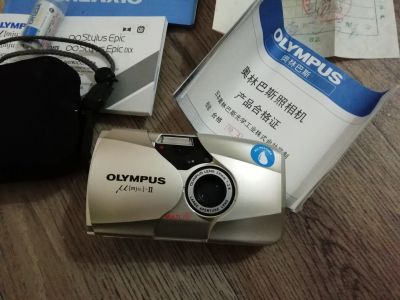 Лот: 14914545. Фото: 1. фотоаппарат Olympus mju II (mju... Цифровые компактные