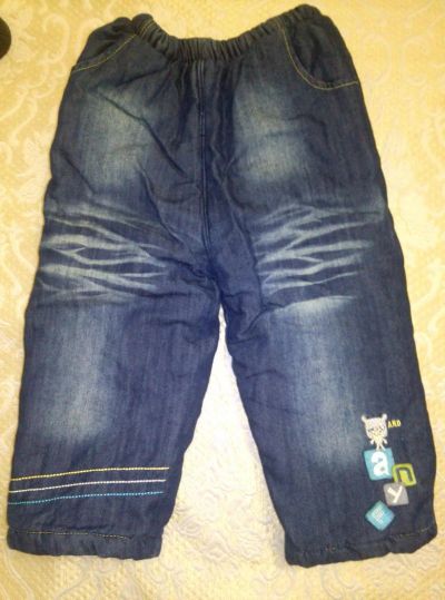 Лот: 7458965. Фото: 1. Штаны джинсы мягкие на мальчика... Брюки, шорты, джинсы