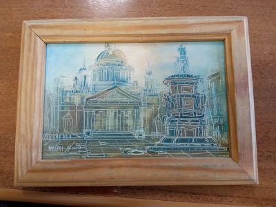 Лот: 19299133. Фото: 1. Картина из Санкт-Петербурга. Картины, рисунки