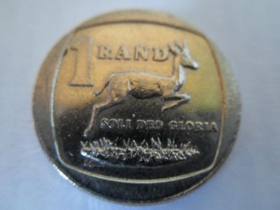 Лот: 5353887. Фото: 1. ЮАР 1 ранд, 2008. Африка