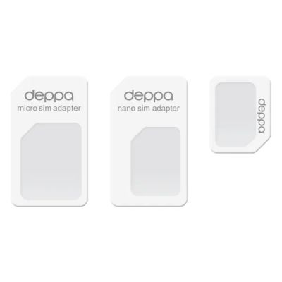 Лот: 22218524. Фото: 1. Адаптер Deppa Nano & Micro SIM... Дата-кабели, переходники