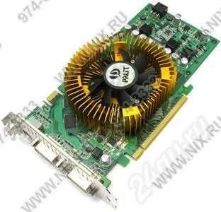 Лот: 567198. Фото: 1. Palit <GeForce 9600GT>512Mb 256bit. Видеокарты