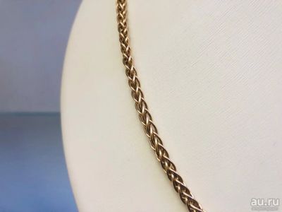 Лот: 14313897. Фото: 1. Цепь золотая 585. Плетение «колос... Цепочки