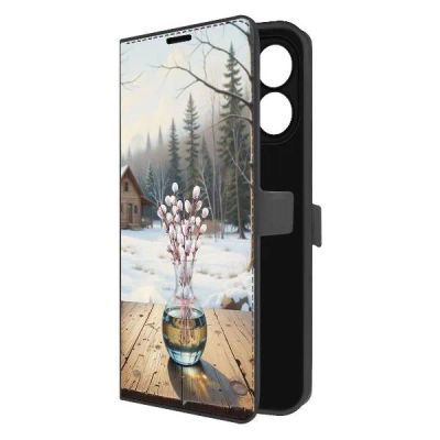 Лот: 25383019. Фото: 1. Чехол Krutoff Eco Book "Верба... Чехлы, бамперы