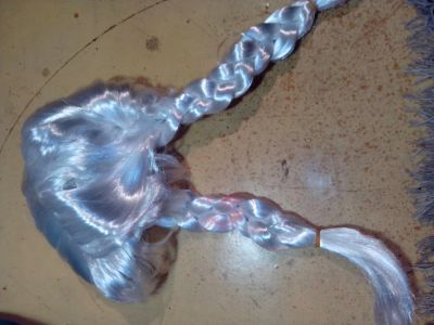 Лот: 6297826. Фото: 1. парик Снегурочка. Гирлянды, шарики, новогодние аксессуары