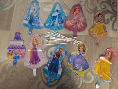 Лот: 18685421. Фото: 1. Шарики фольгированные принцессы... Воздушные шары