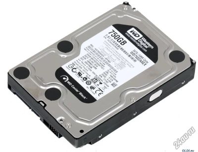 Лот: 4915931. Фото: 1. Жесткий диск 750Gb Western Digital... Жёсткие диски