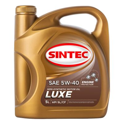 Лот: 19541334. Фото: 1. Масло Sintec Luxe 5w40 5w-40 полусинтетика... Масла, жидкости