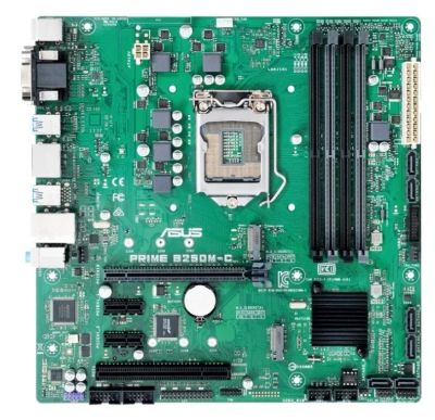 Лот: 16667854. Фото: 1. Материнская плата Asus Prime B250M-C... Материнские платы