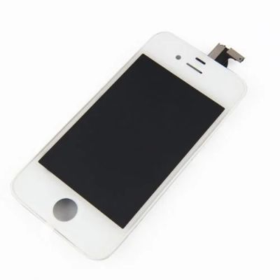 Лот: 12813406. Фото: 1. Тачскрин iPhone 4s белый новый. Дисплеи, дисплейные модули, тачскрины