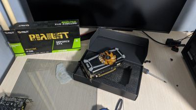 Лот: 17374206. Фото: 1. Видеокарта gtx 750 ti. Видеокарты