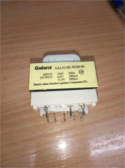 Лот: 7953236. Фото: 1. Трансформатор Galanz GAL4118E-WDB-04. Трансформаторы, катушки