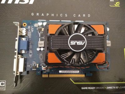 Лот: 10409254. Фото: 1. Видеокарта Asus Nvidia Geforce... Видеокарты