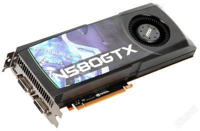 Лот: 1668815. Фото: 1. MSI N580GTX OC (Одночиповый король... Видеокарты