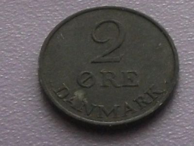 Лот: 13350886. Фото: 1. Монета 2 эри два оре ере Дания... Европа