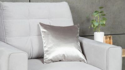 Лот: 23529572. Фото: 1. Подушка декоративная Silver. Одеяла, подушки