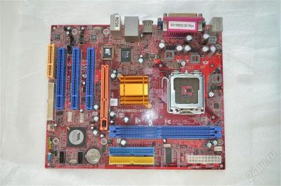 Лот: 2121538. Фото: 1. BioStar P4M800-M7 сокет 775 озу... Материнские платы