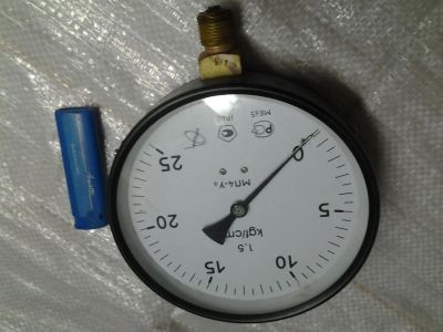 Лот: 6631035. Фото: 1. манометр МП-4у, новый, 25 kgf... Водосчётчики, манометры